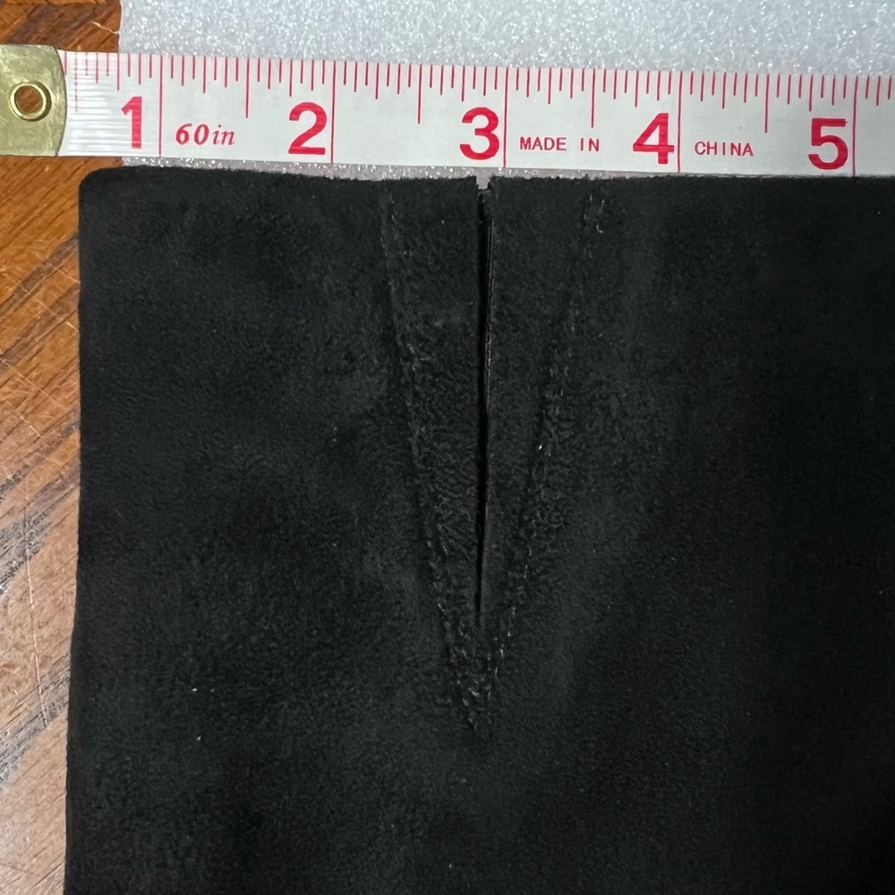 BCBGGeneration Black Faux Suede Boots Size 10(Wide Calf), Never Worn - Picture 6 of 6